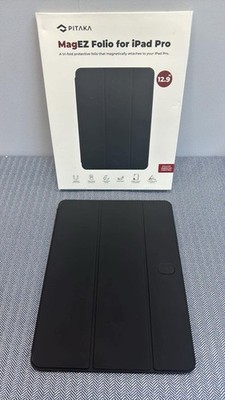 Pitaka iPad Pro 12.9 Hülle 6./5. Generation 2022/2021 Schwarz