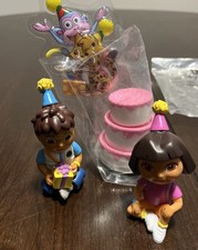 Dora the Explorer Diego Party 2011 Action Figures 3" Mattel Viacom Cake Topper