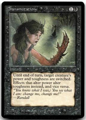 MTG Transmutation Legends LEG #123 common LP **VINTAGE**!