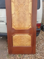 External Hardwood 2 Panel Doors can be changed to glass or painted Made Spain 