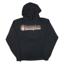 Felpa Nera CHAMPION Da Uomo M