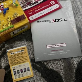 Nintendo 3DS XL Gold Edition 4GB Red Handheld System Super Mario Bros. 2 🍄
