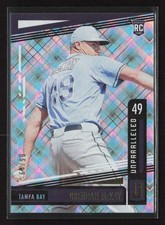 Brendan McKay 2020 Panini Chronicles #10 Unparalleled Diamond /99 Tampa Bay Rays