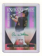 2011 ELITE EXTRA EDITION #22 AARON WESTLAKE 