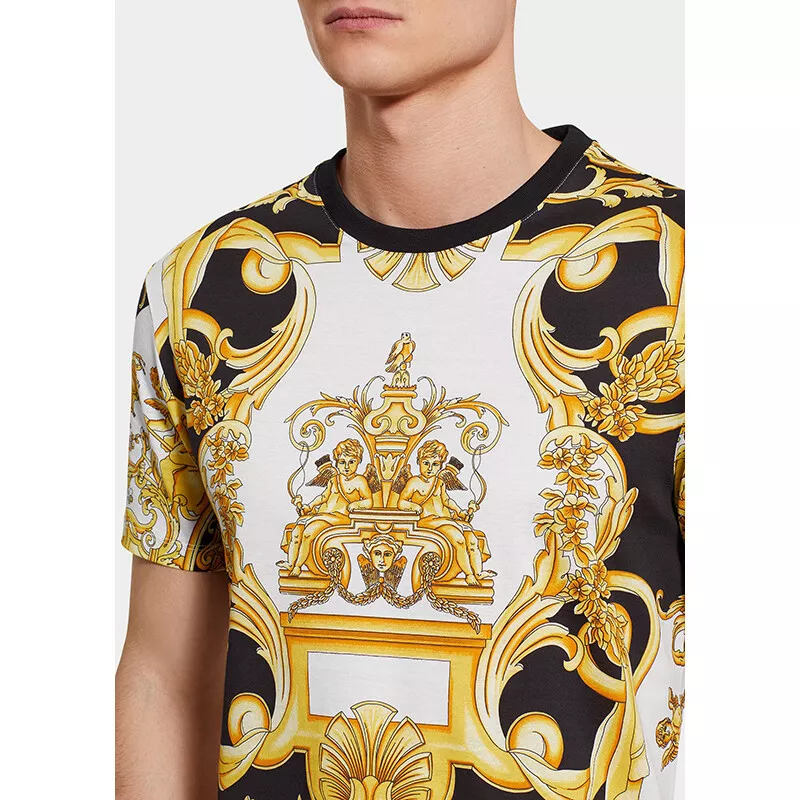 Versace Baby White & Gold Barocco T-Shirt