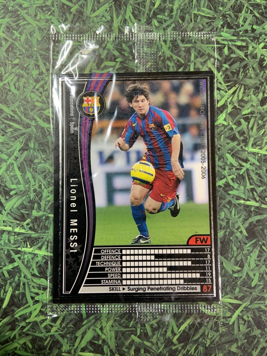 Panini WCCF 2005-06 Lionel Messi FC Barcelona Rookie Soccer
