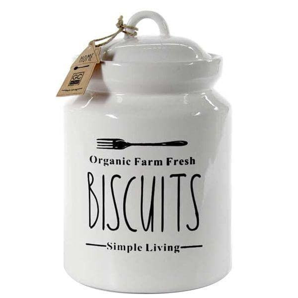 Very Useful Ceramic Cookie Jar Diameter 15 cm H 24 cm