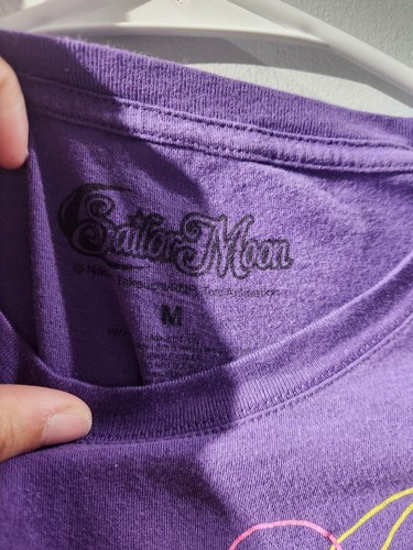 Camisa púrpura Sailor Moon Chibimoon Naoko Takeuchi talla M mediana anime retro - Imagen 4 de 4