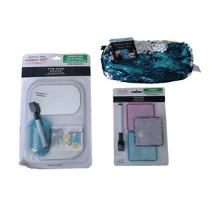 💥 NEW Five Star Locker Lot Blue Dry Erase Marker Board Magnet Mirror Sequin Bag