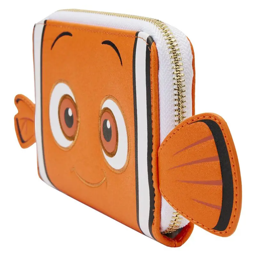 Loungefly Pixar Finding Nemo 20th Anniversary Nemo Cosplay Zip-Around Wallet - N - Picture 3 of 4