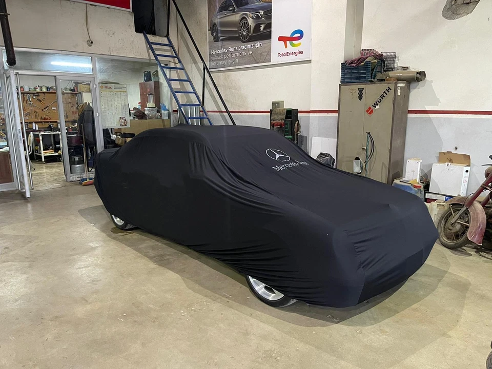 MERCEDES BENZ E A207  Custom Fit İndoor Car Cover W/logo Red Black Gray Blue Foto 2 de 4