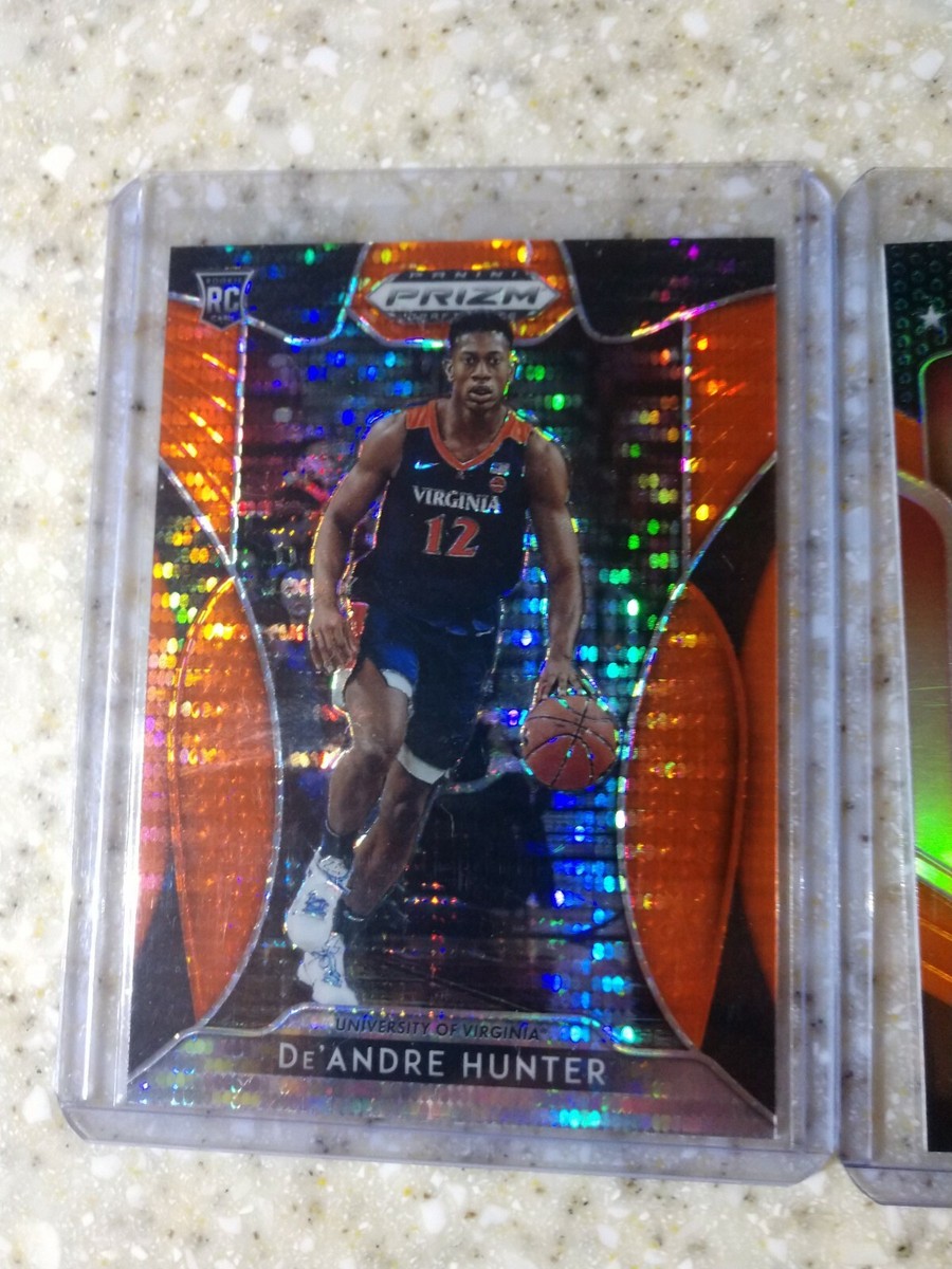 2019 Prizm Draft De'Andre Hunter Orange Pulsar /20 RC & Ja Morant