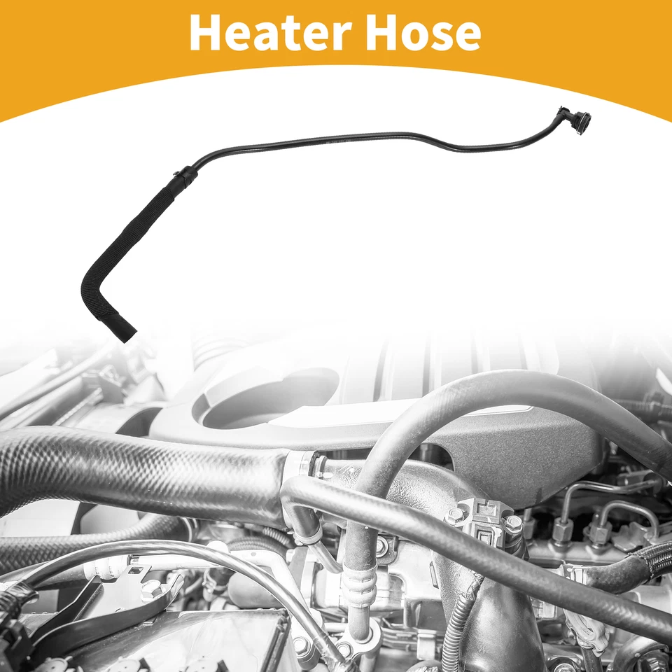 Manguera de calefacción para Audi A5 Quattro 2.0L 2013-2017 Nº8K0121081AH plástico negro Foto 2 de 4