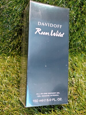 Davidoff Run Wild All in One Shower Gel for Men 5 fl. oz. / 150 ml - NEW Sealed