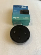 AMAZON ECHO DOT 2nd Generation RSO3QR Black Smart Alexa Voice - No AC Adapter