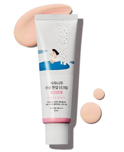 ROUND LAB BIRCH Juice Moisturizing Tone Up Sunscreen 50mLno White Cast US Seller