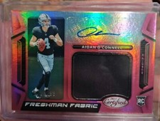 Aidan O'Connell 2023 Certified - Freshman Fabric Signatures Mirror Pink #FFMS-29