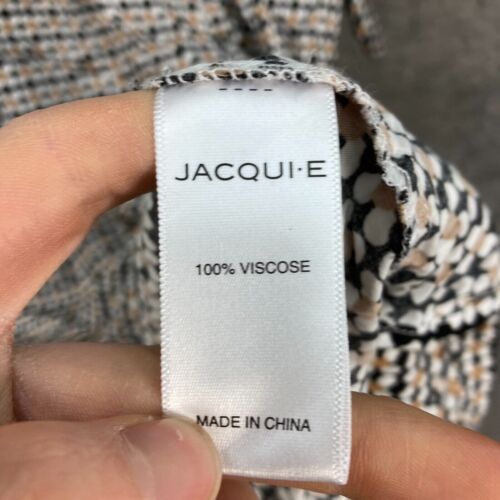 Jacqui E Womens Dress Size 14 Multicolour Geometric Short Sleeve Viscose 16309 - Picture 8 of 11