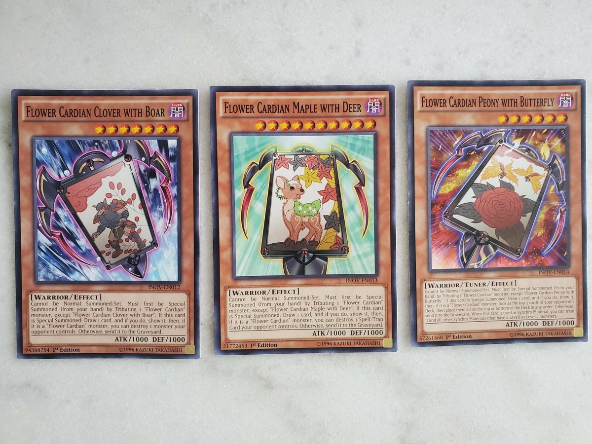 Yugioh Flower Cardian Cards | eBay