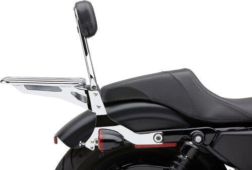 Respaldo desmontable Cobra HD SPORTSTER cromado redondo 602-2005 63-1252 1501-0561 Foto 2 de 4