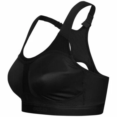 Damen Sport BH ODLO schwarz Gr 75 B / S Sport-BH atmungsaktiv NEU mit Etikett - Bild 1 von 4
