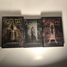 Lot of 3 ASYLUM Book Series Madeleine Roux Escape From Asylum Asylum Catacomb