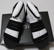VIA SPIGA PHEOBIE BLACK SUEDE SANDAL US 8.5M