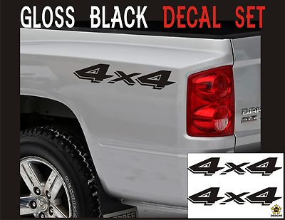 Dodge Ram 4&times;4 Off Road Sticker Set Of 2 | Custom Made In The USA | Fast