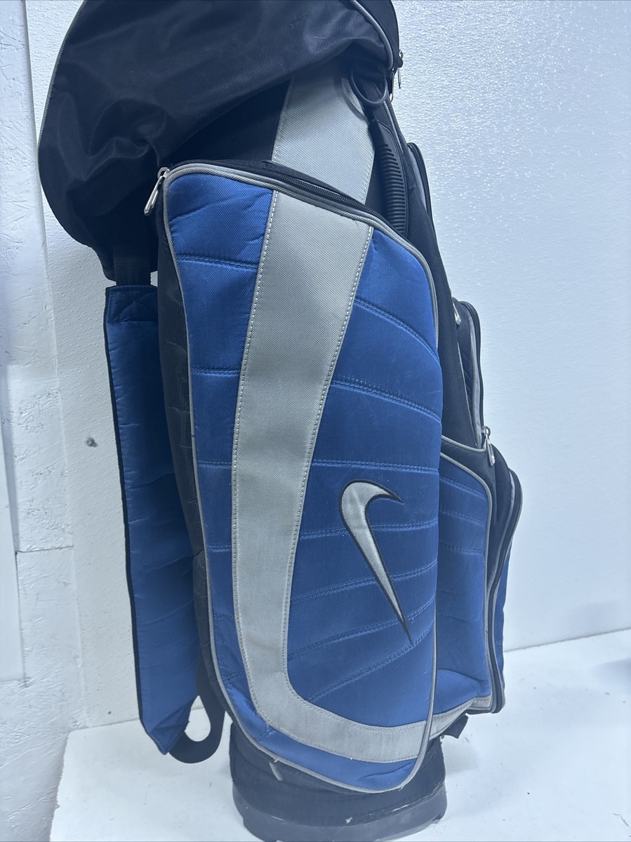 Nike Performance 14 Way Standing Blue Golf Bag #A5 | eBay