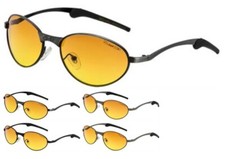 X-Loop High Definition HD Metallic Oval Sunglasses XHD3352  NEW  FREE Ship 