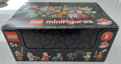NEW Sealed box LEGO Minifigure Series 8 Case of 60 minifigs 8833 people figures - Picture 2 of 9