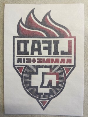 Rammstein original Temporäres LIFAD FACKEL Tattoo