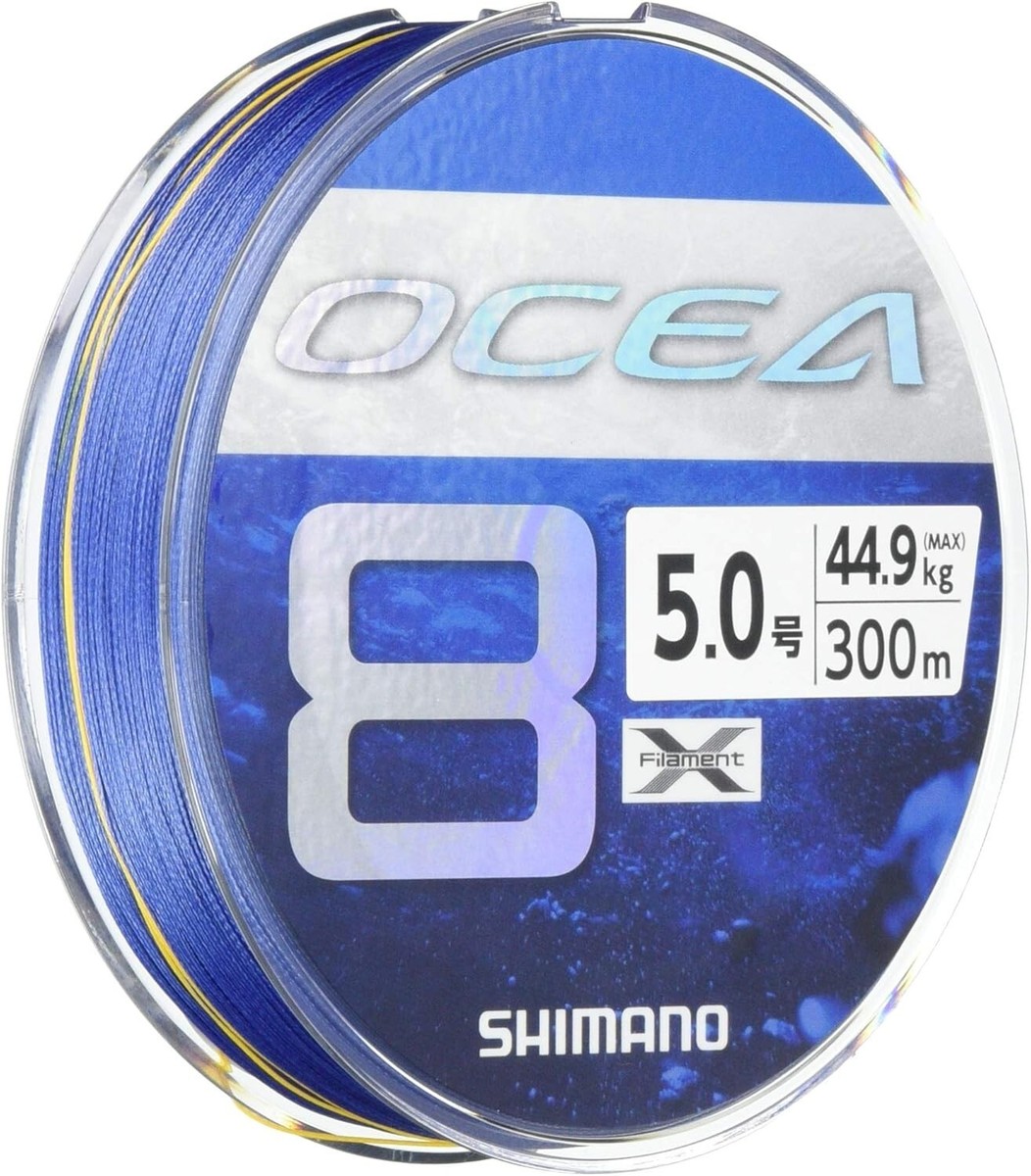 SHIMANO OCEA 8 6.0号 300m 113lb SW NAVY SHIMANO OCEA 8 PE SW CONCEPT NAVY HEAT SINK COATING FISHING