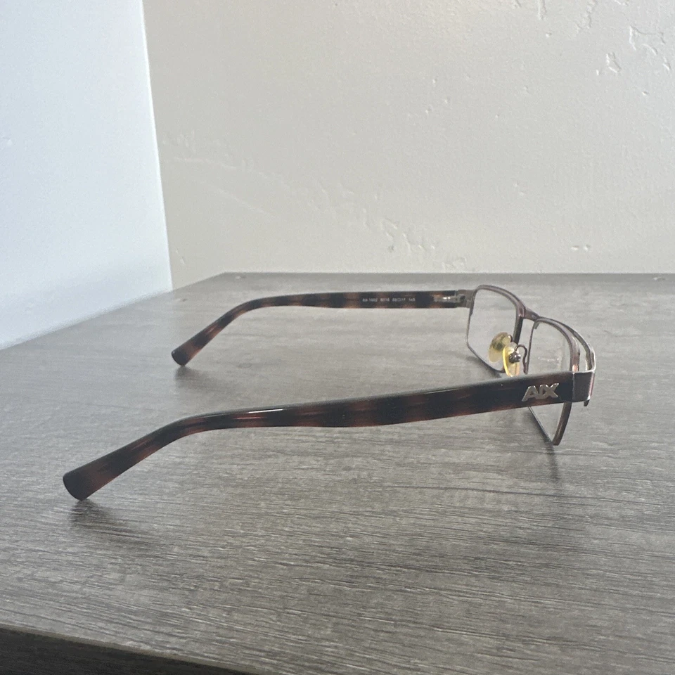 Gafas Armani Exchange AX 1002 6016 55-17-145 marrón borde completo SOLO MARCOS Foto 2 de 4