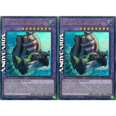 2x PLUNDER PATROLLSHIP LYS (Beute Kontrollschiff) Ultra R GFP2 EN128   1Ed