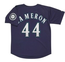 Mike Cameron Seattle Mariners Alternate Navy Blue Men's Jersey w/ Team Patch