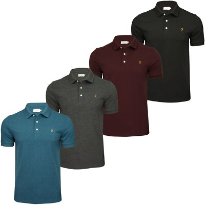 Farah Herren 'Blanes' Pique Poloshirt - Kurzarm