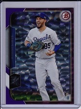 Eric Hosmer 2015 Bowman Purple Ice #'d /50 Base Parallel Kansas City Royals