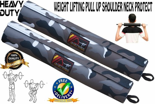 Foam Padded Barbell Bar Pad Cover Weight Lifting Squat Shoulder Back Fitness - Picture 8 of 10