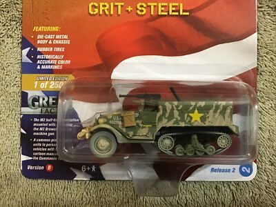 2018 Johnny Lightning WWII M2 HALF-TRACK TRUCK Grit & Steel