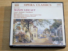 Puccini/Manon Lescaut/1992 Naxos 2x CD Album/Gauci/Kaludov/Sardinero/Rahbari