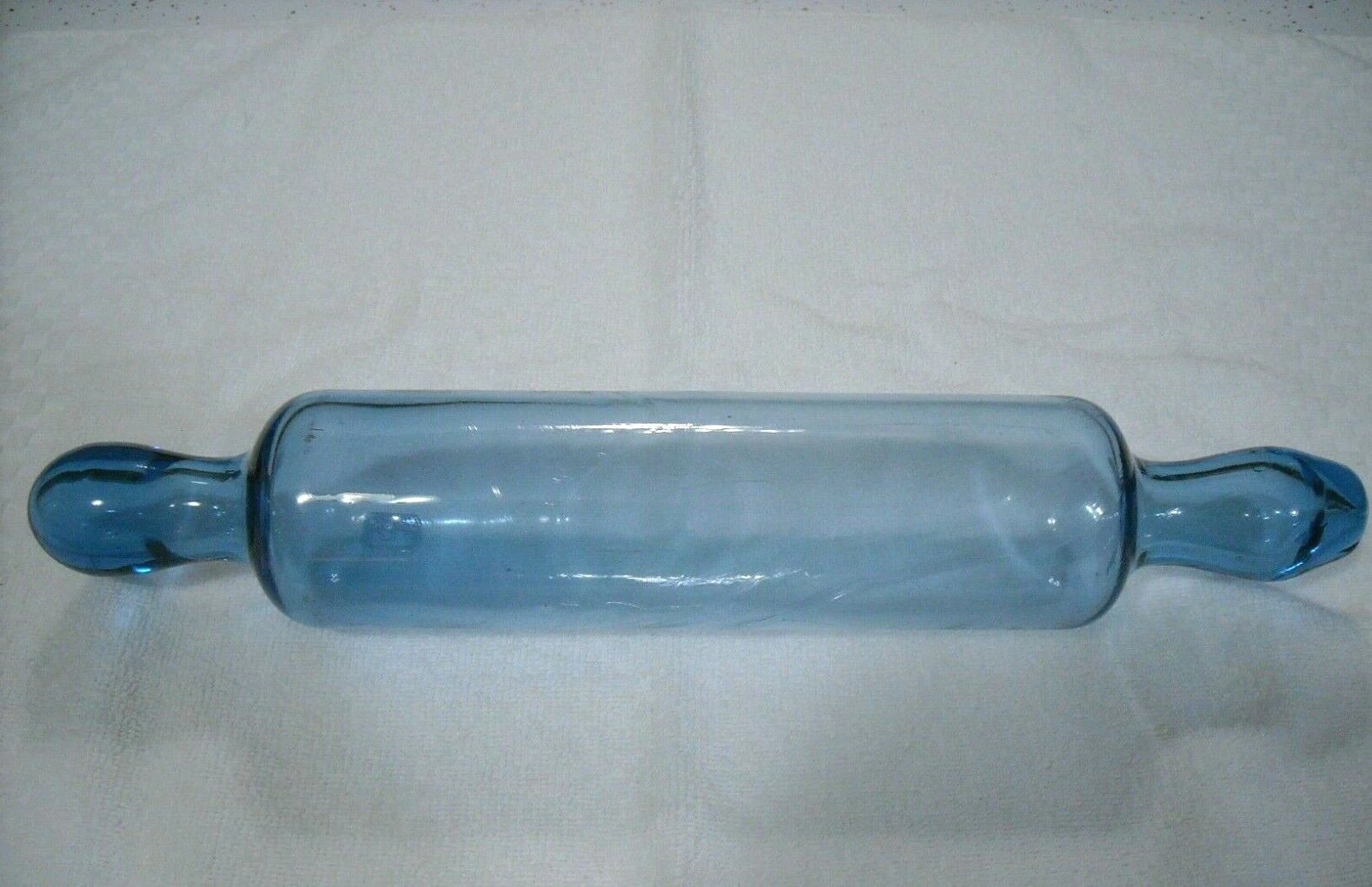 Antique (1870 - 1895) Blown Glass Rolling Pin - Cornflower Blue - Victorian
Opens in a new window or