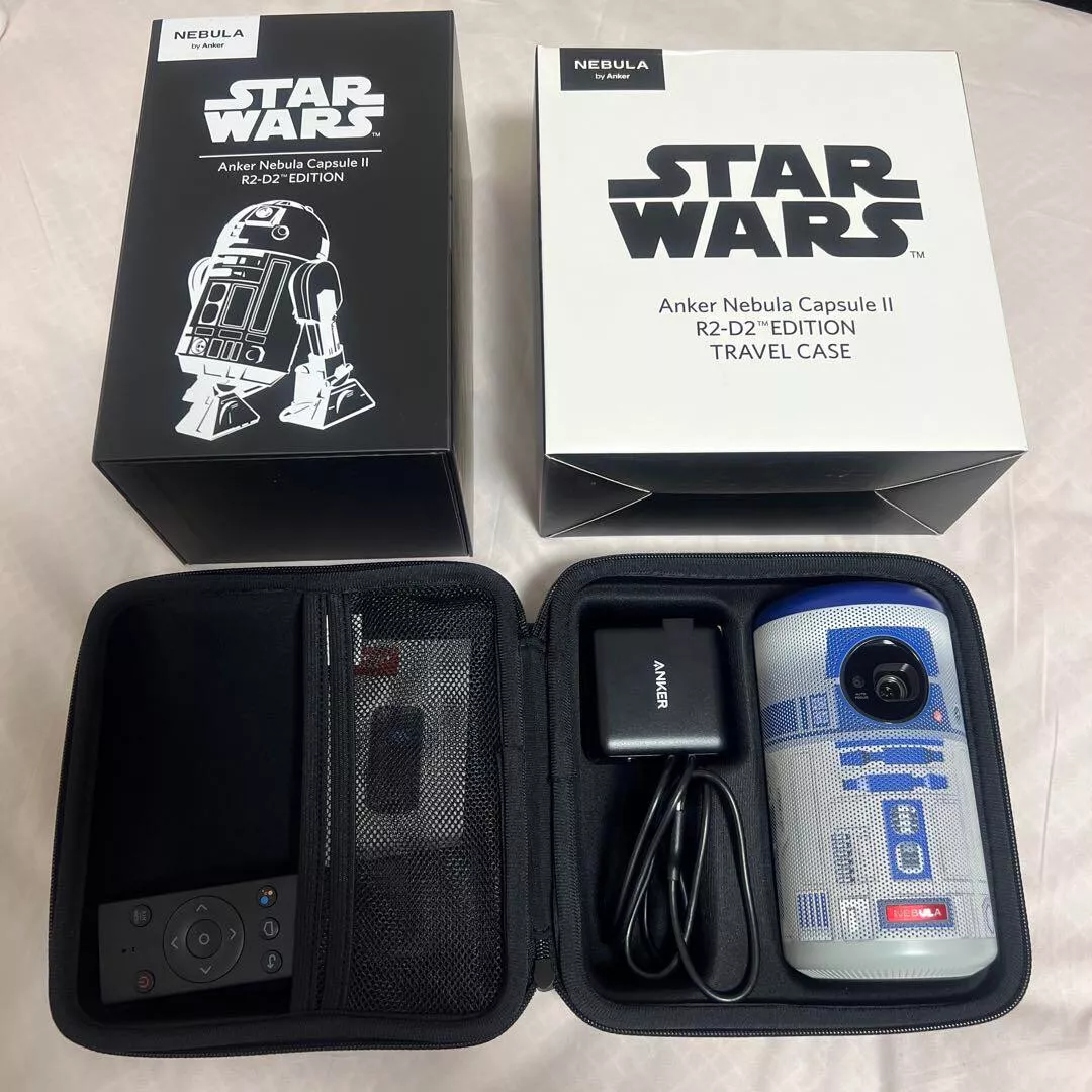 anker nebula capsule ii R2-d2 Edition Projector Near Mint rare BOX