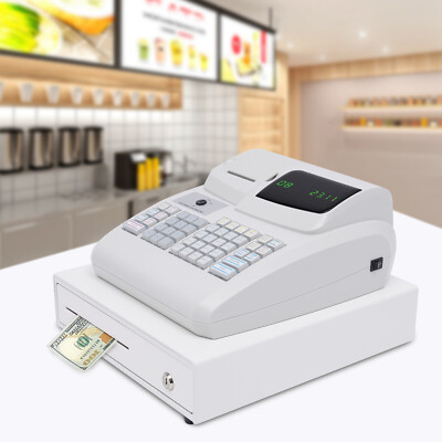 Retail POS Electronic Cash Register Drawer Box Lockable+ Key For Bills Coins