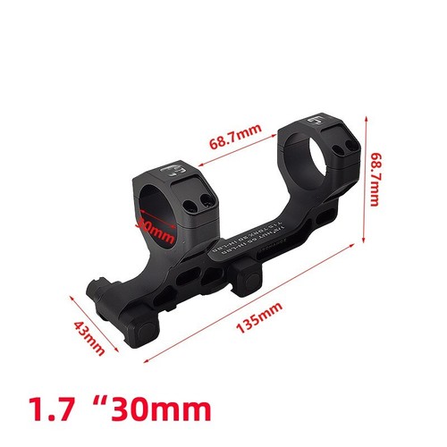 BOC 30mm Tube C1 Modular Scope Mount 1.7 Offset/TOP Red Dot Mounts RMR T1(Black) - Picture 5 of 5