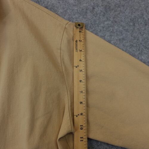 Japanischer Oversize Mantel Damen Sand Twill MUMOKUTEKI Beige Canvas Kastig Lagenlook - Bild 7 von 16