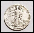 1929-S WALKING LIBERTY HALF DOLLAR  Original Sharp Fine++   #38C98
