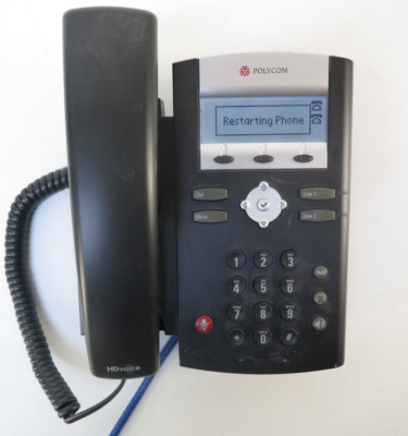 SoundPoint IP 335 HD 2 line VOIP phone - Polycom 2200-12375-001 - PoE