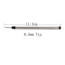 113mmx6mm 0.5mm Tip Rollerball Pen Refills for Mont Blanc MNB107878 105159 M506