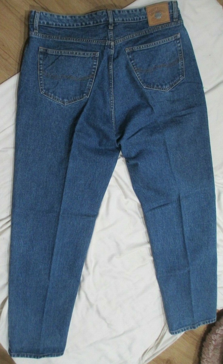 TOMMY HILFIGER vintage jeans size 40X34 BAGGY FIT leather tag LK